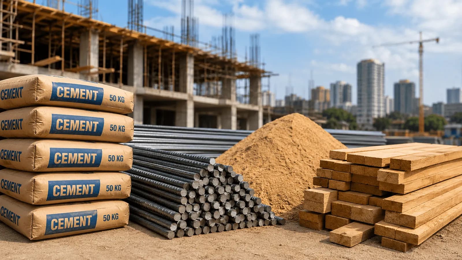 Cost of Building Materials in Kenya: Cement, Steel, Sand & Timber Prices (Updated Monthly/Quarterly)